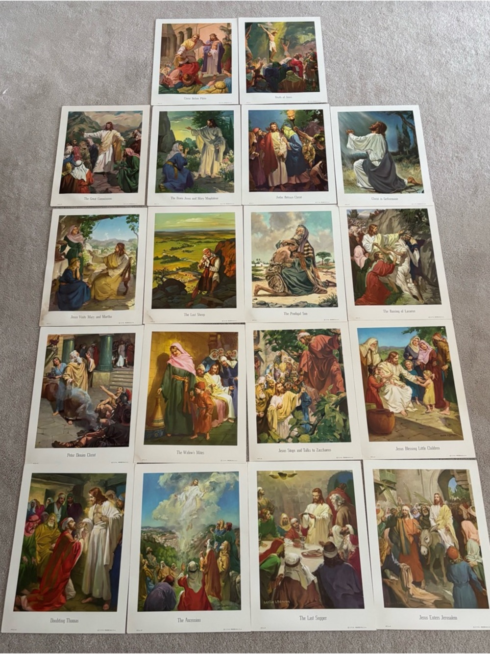 Concordia Teaching Pictures Religious Art Prints New Testament Set 2 Biblical